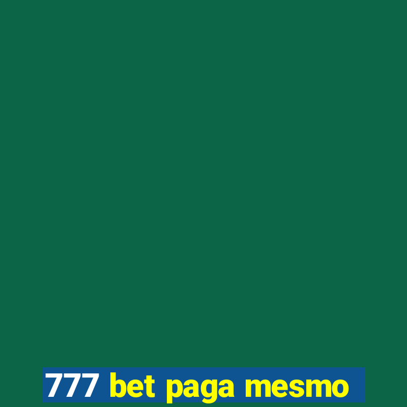 777 bet paga mesmo