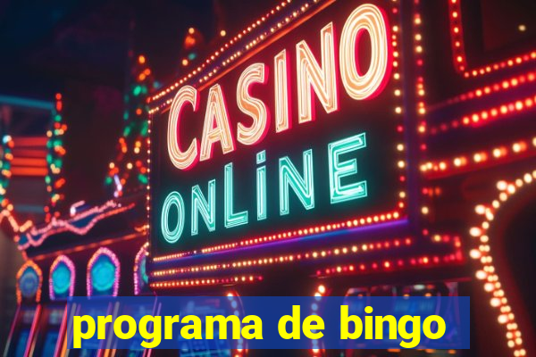 programa de bingo