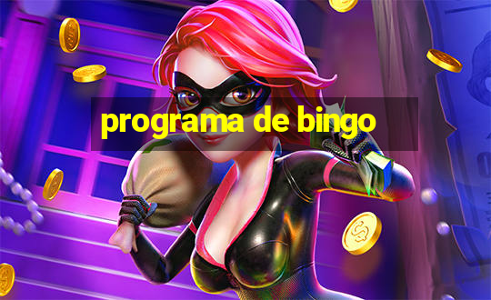 programa de bingo