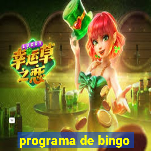 programa de bingo