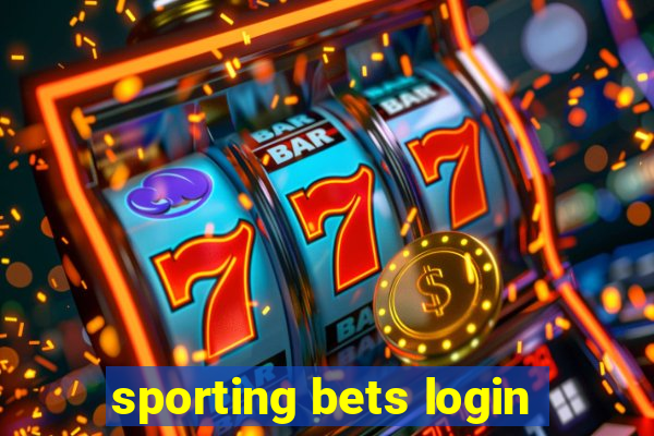 sporting bets login