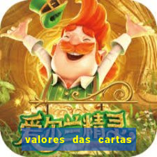 valores das cartas no 21