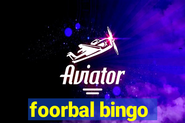 foorbal bingo