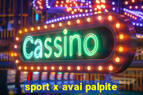 sport x avai palpite