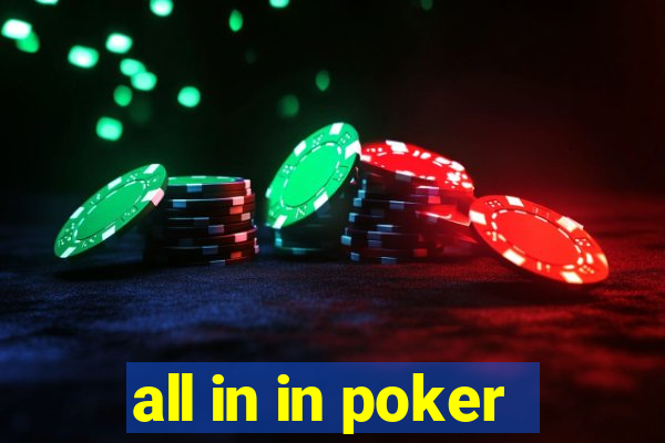 all in in poker