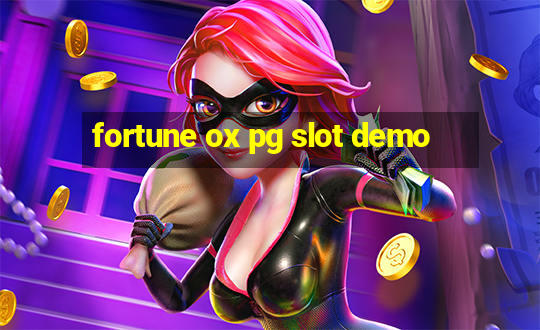 fortune ox pg slot demo