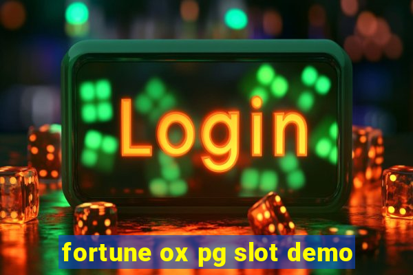 fortune ox pg slot demo