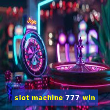 slot machine 777 win