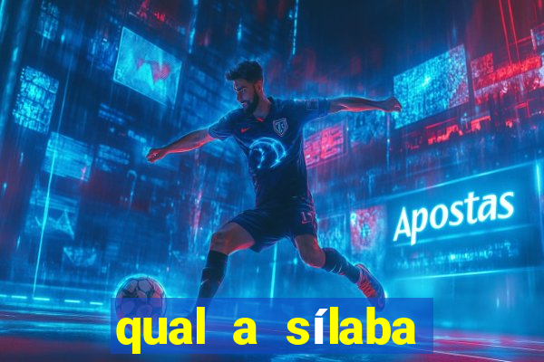 qual a sílaba t?nica de futebol