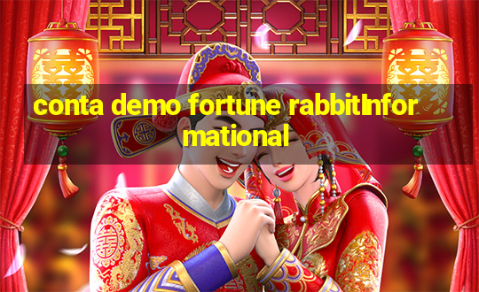 conta demo fortune rabbitInformational