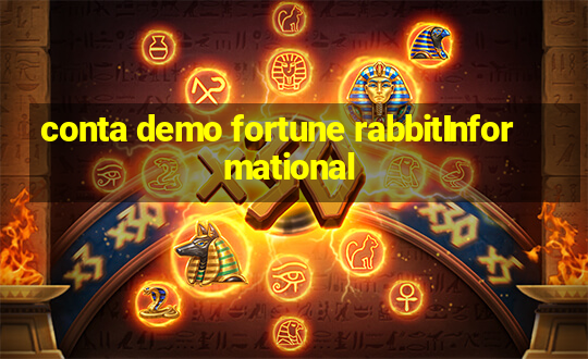 conta demo fortune rabbitInformational