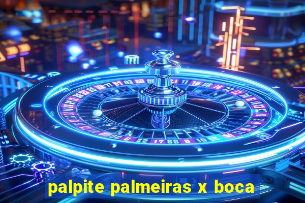 palpite palmeiras x boca