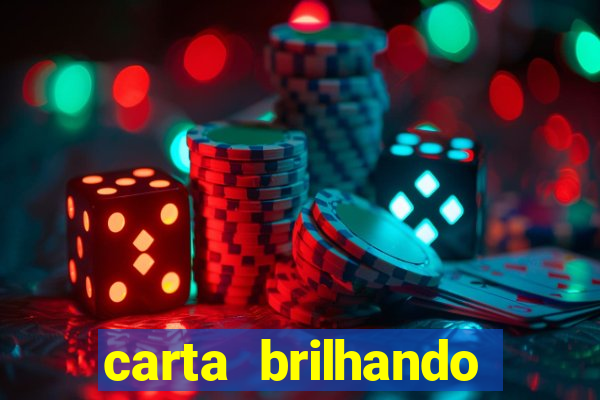 carta brilhando fortune tiger