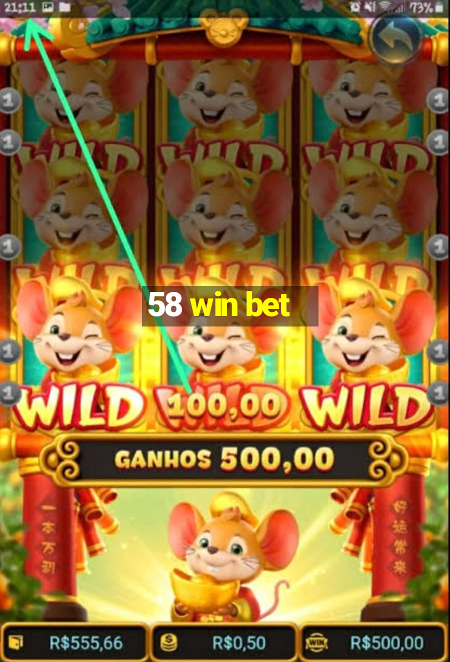 58 win bet