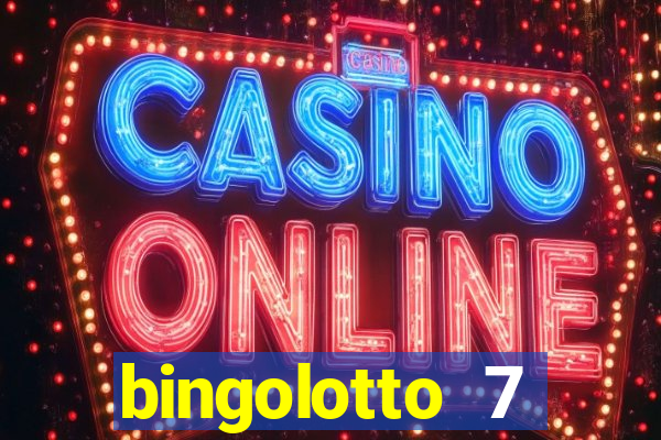 bingolotto 7 januari 2024