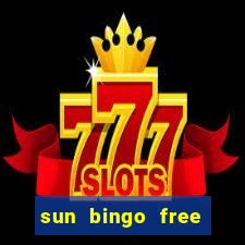 sun bingo free spins code