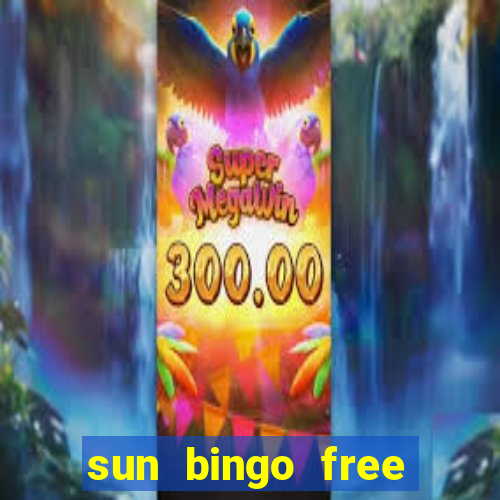 sun bingo free spins code