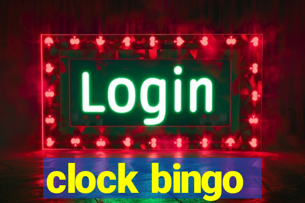 clock bingo