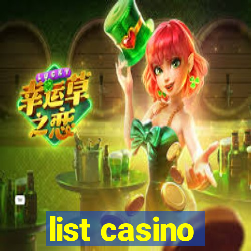 list casino