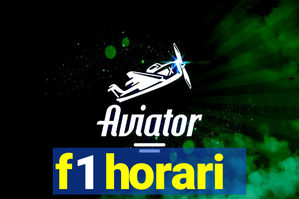 f1 horari