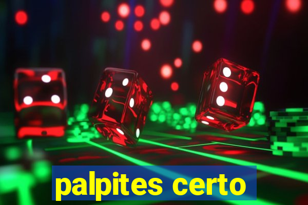 palpites certo