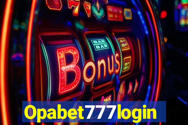 Opabet777login