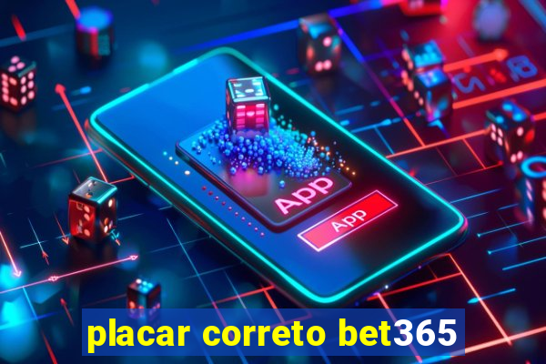 placar correto bet365