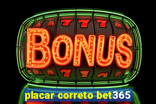 placar correto bet365