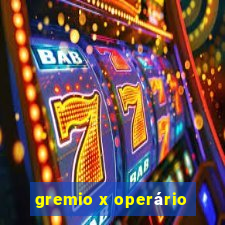 gremio x operário