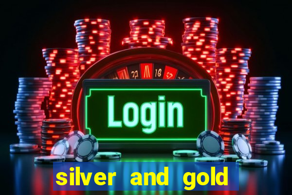 silver and gold slot machine