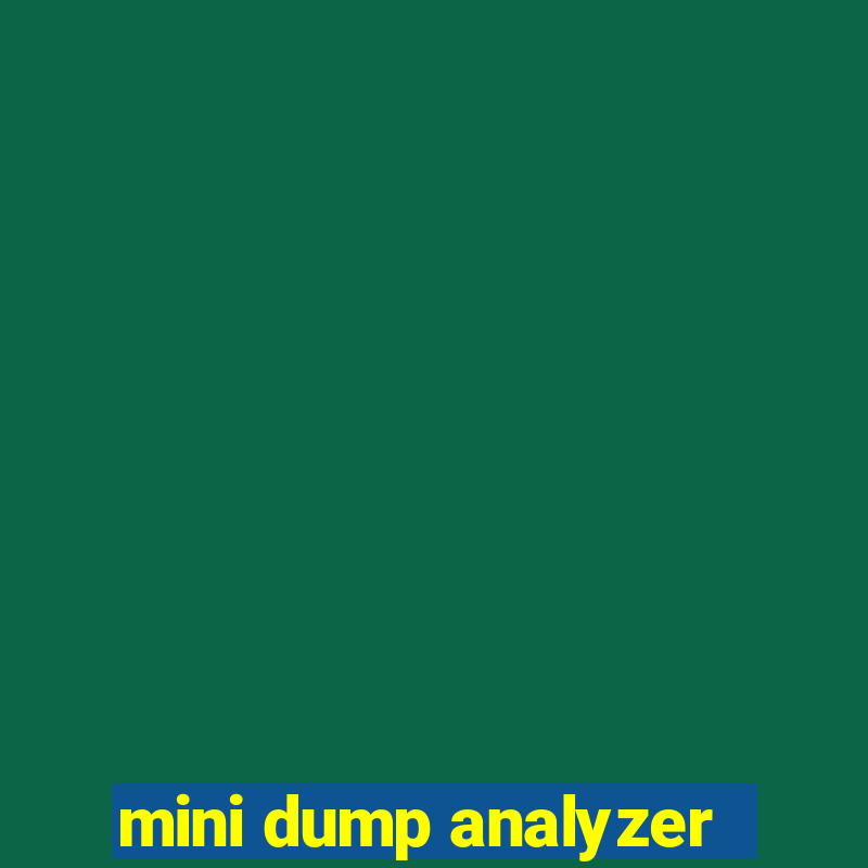 mini dump analyzer