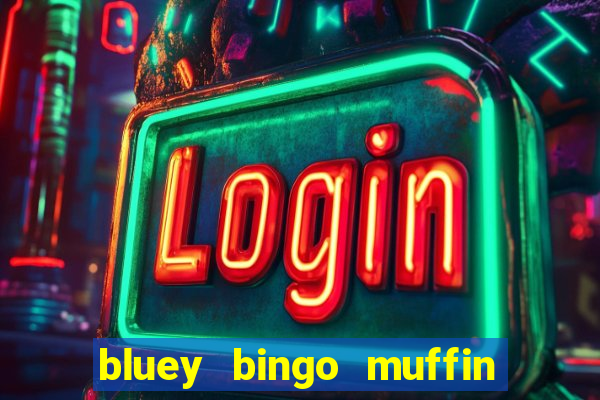 bluey bingo muffin and socks