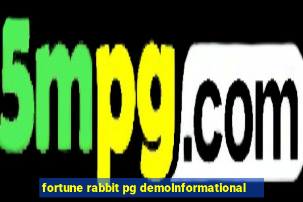 fortune rabbit pg demoInformational