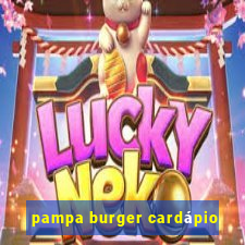 pampa burger cardápio