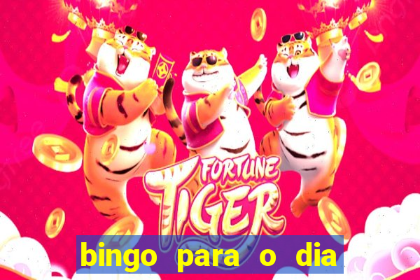 bingo para o dia da mulher