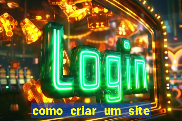 como criar um site de jogos