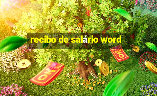 recibo de salário word