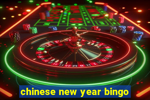 chinese new year bingo