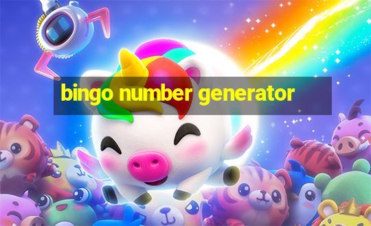 bingo number generator