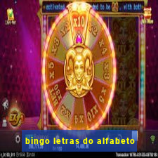 bingo letras do alfabeto