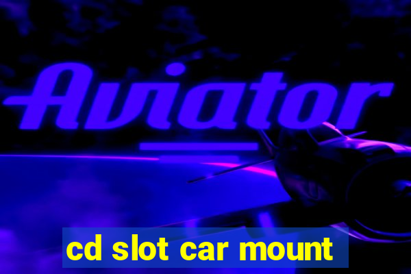 cd slot car mount