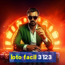 loto facil 3123