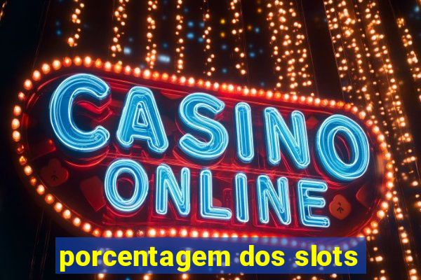 porcentagem dos slots