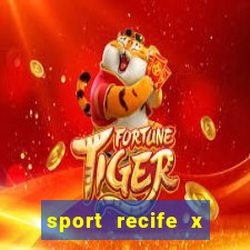 sport recife x novorizontino palpites