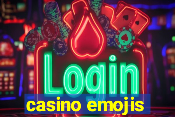 casino emojis