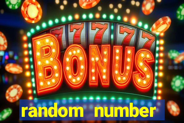 random number generator slot machine