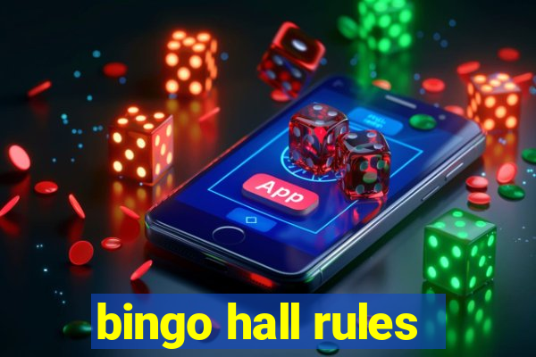 bingo hall rules