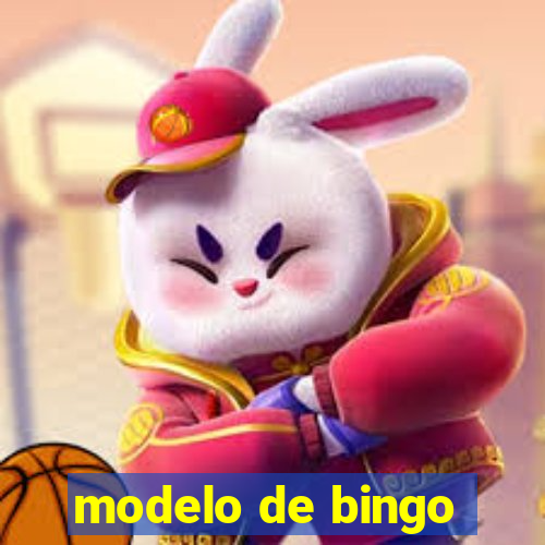 modelo de bingo