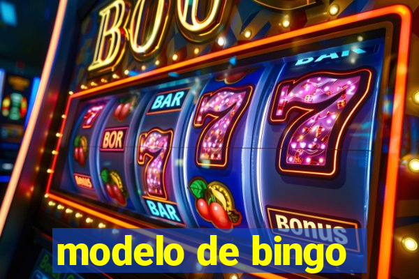 modelo de bingo