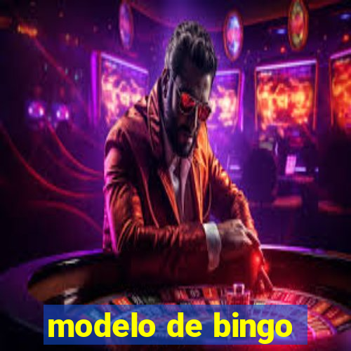 modelo de bingo